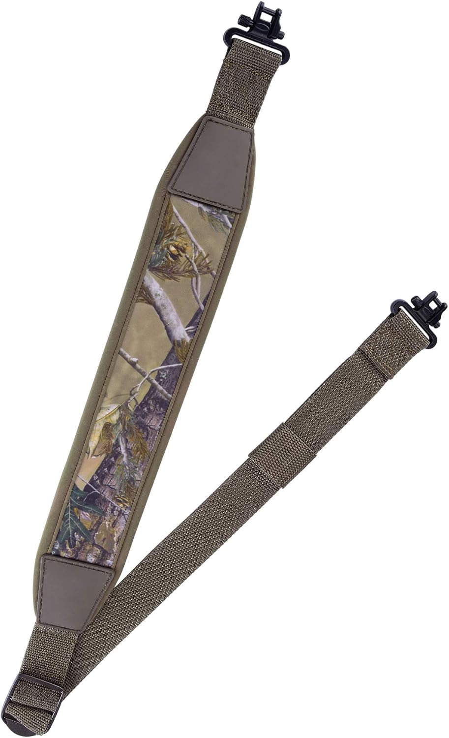 Two Point Traditional Sling with Swivels,Durable Shoulder Padding Strap, Metal Hardware Length Adjuster