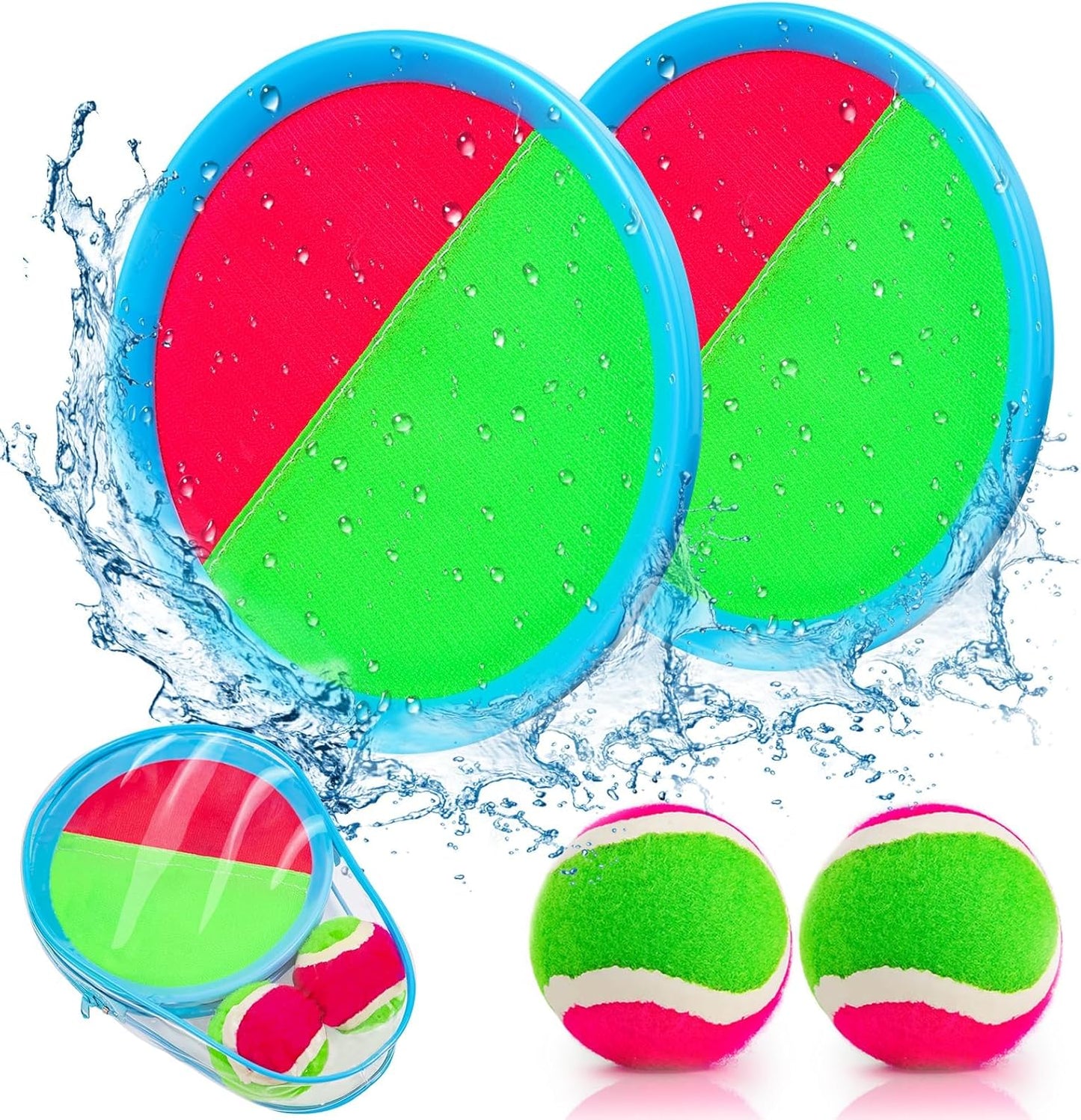 Kids Toys Toss and Catch Game Set Yard Camping Outdoor Games for Kids Ages 2-4 4-8 8-12, outside Beach Pool Toys for 3 4 5 6 7 8 Year Old Boys Girls Birthday Gift Family Vacation Essentials