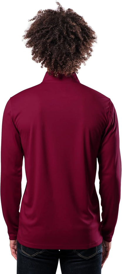 NBA Mens Quarter Zip Pullover Long Sleeve Tee