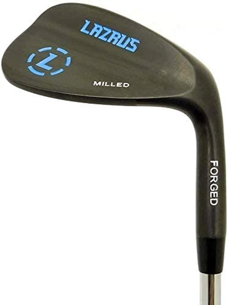 LAZRUS Premium Forged Golf Wedge Set for Men or Individual - 50 52 54 56 58 60 64 72 Degree Golf Wedges + Milled Face for More Spin - Great Golf Gift