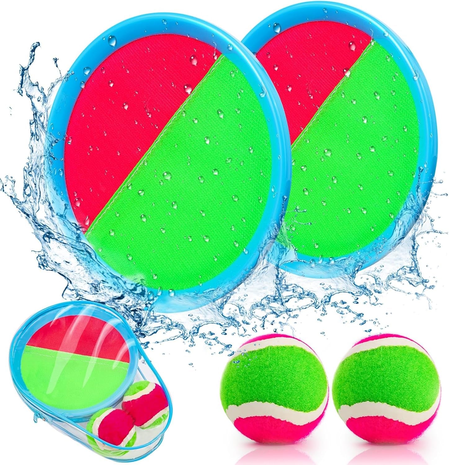 Kids Toys Toss and Catch Game Set Yard Camping Outdoor Games for Kids Ages 2-4 4-8 8-12, outside Beach Pool Toys for 3 4 5 6 7 8 Year Old Boys Girls Birthday Gift Family Vacation Essentials